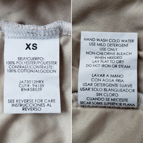 Speechless Coral & Cream Bodycon Dress - Picture 7 of 8